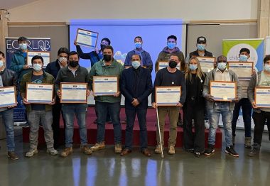 100 trabajadores de la construcción certifican competencias en La Araucanía
